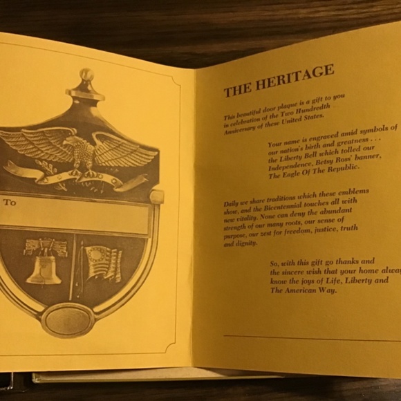 Heritage Door Plaque Knocker Vintage - Picture 5 of 10